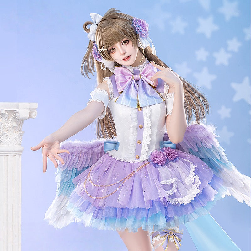 Love Live Minami Kotori Valentine's Day Cosplay Costume With Big Bowknot